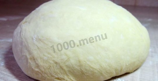 Дрожжевое тесто для рулета