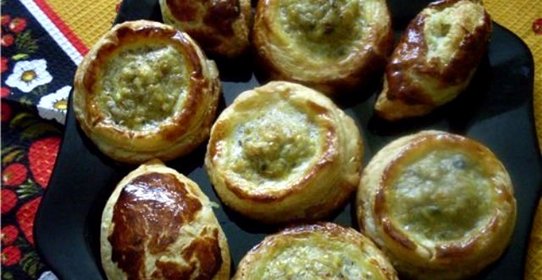 Волованы с рыбой