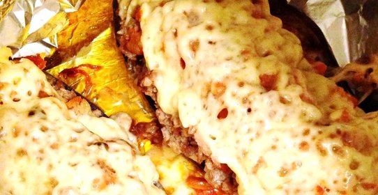 Фаршированные баклажаны с мясом