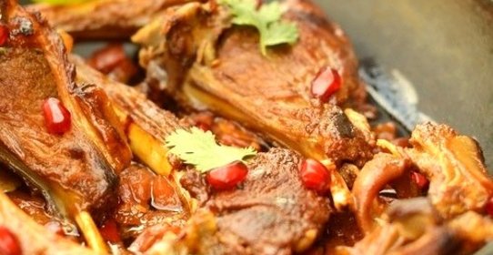 Баранина в гранатовом соусе