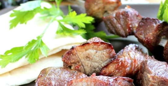 Шашлык из телятины в пиве