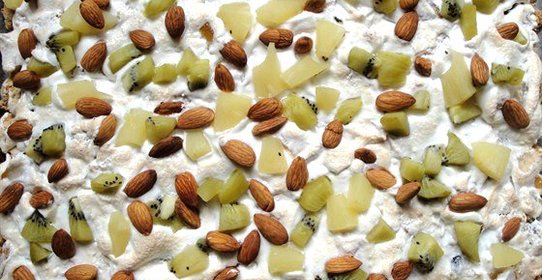 Фруктово-ореховый пирог