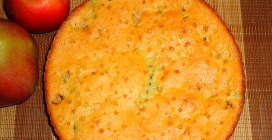 Пирог с грудинкой и рисом