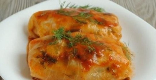 Диетические голубцы с грибами и овощами