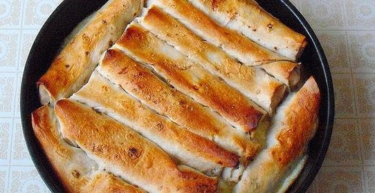 Рулеты из лаваша с квашеной капустой и мясом