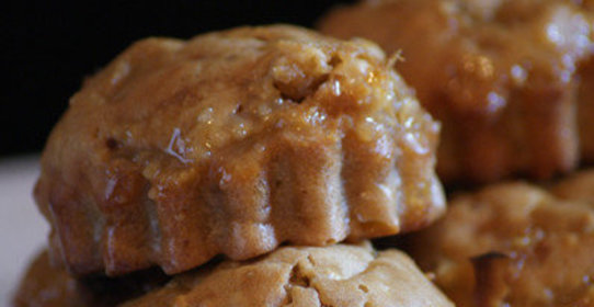 Мини-кексы с белым шоколадом и орешками