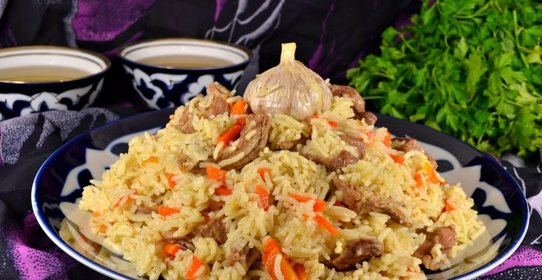 Мясной плов в мультиварке