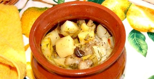 Жаркое в горшочках по-вегетариански