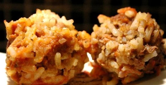 Мясные тефтели-ежики