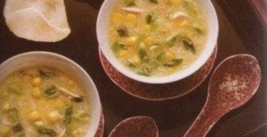 Куриный суп с кукурузой