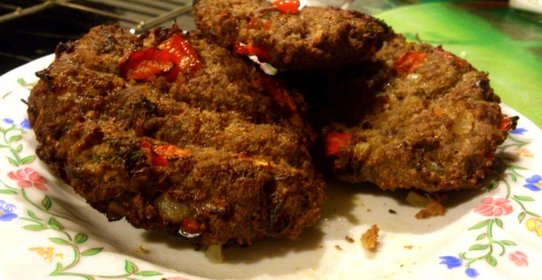 Бургер из говядины на гриле