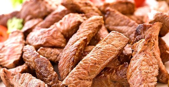 Запеченая говядина с тмином и черным перцем