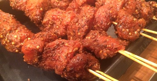 Шашлчыки из индейки по‑магрибски