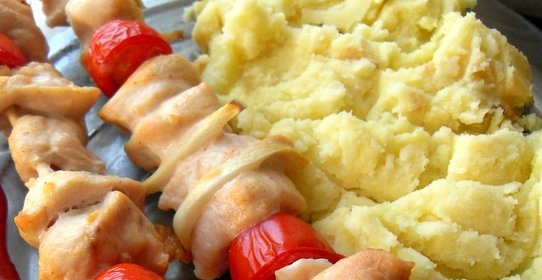 Куриный шашлык в духовке