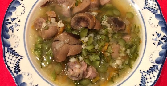 Диетический рассольник (диета № 9)