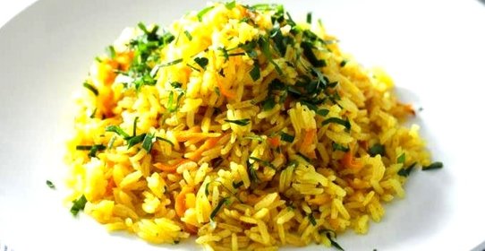 Рис с морковью