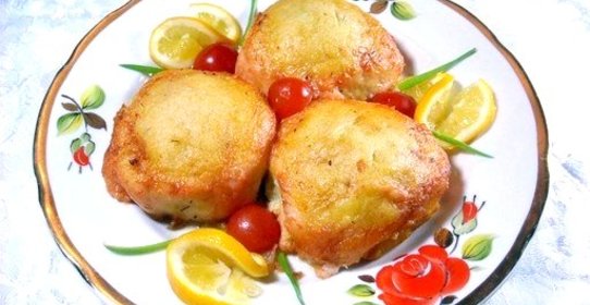 Картофельные шарики с мясом