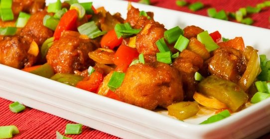 Свинина в кисло-сладком соусе по-простому