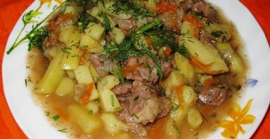 Баранина с картошкой по-ирландски