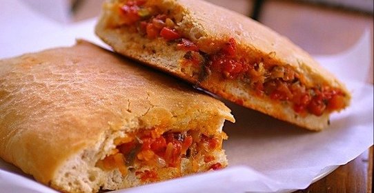 Пирог с помидорами