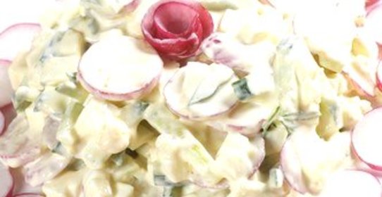 Салат с сыром