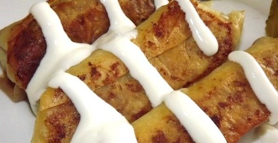 Рулеты из лаваша с печенью