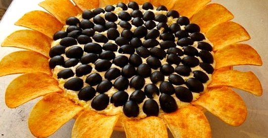 Салат «Подсолнух»