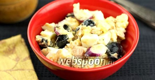 Салат с тунцом и яйцом