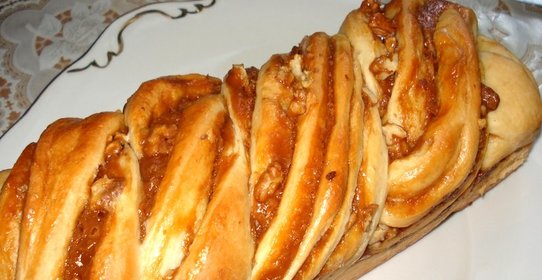 Лаваш со сгущенкой