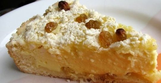 Пирог с творожной массой