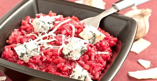 Ризотто со свёклой