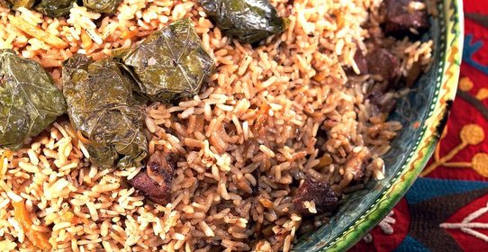 Плов с долмой