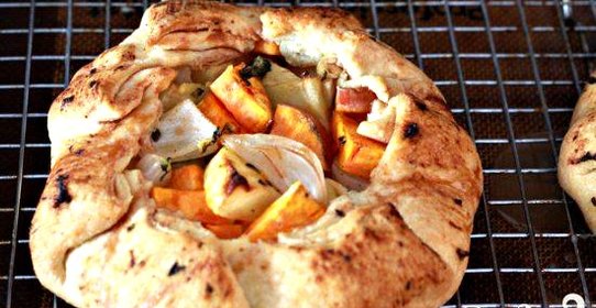 Галет с яблочно-картофельной начинкой