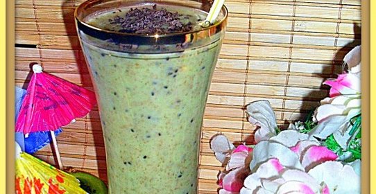 Фруктовый смузи с овсяными хлопьями