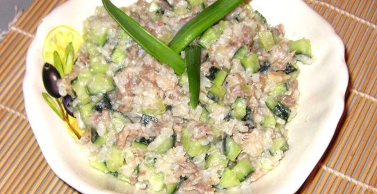 Салат Сытный с мясом утки