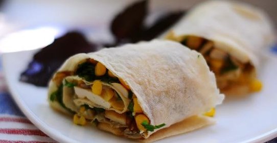 Рулет с тофу и грибами