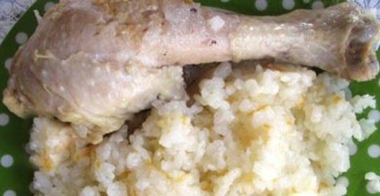 Плов в пароварке с курицей