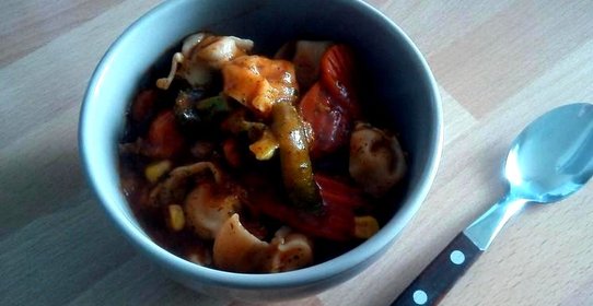 Пельмени в воке