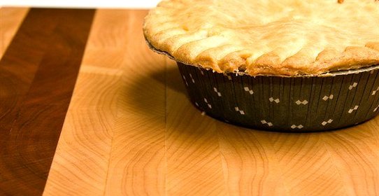 Пирог с мясом и почками