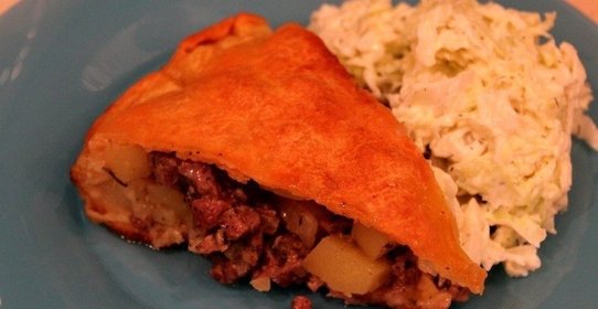 Пирог с бараниной и картошкой