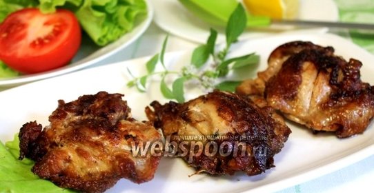 Куриное мясо в винном маринаде