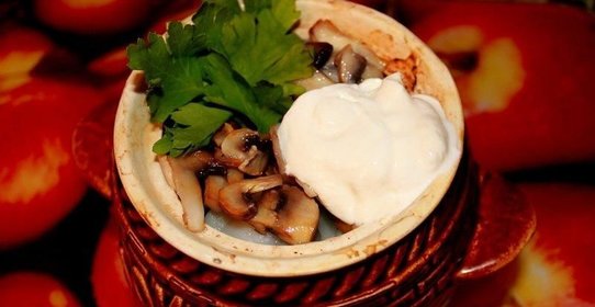 Пельмени в горшочке в духовке