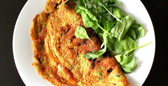 Нутовый омлет