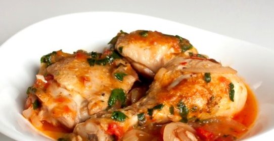 Чахохбили из курицы с помидорами