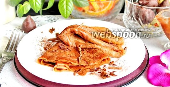 Шоколадные блины