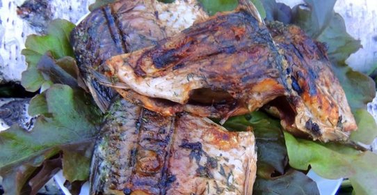 Шашлык из карася