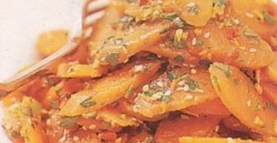 Средне-восточный морковный салат