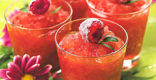 Клубничное граните с шампанским