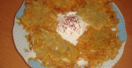Хрустящие картофельные оладьи-драники