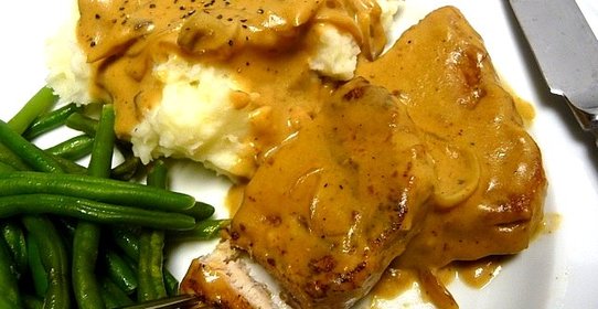 Свинина со сметаной